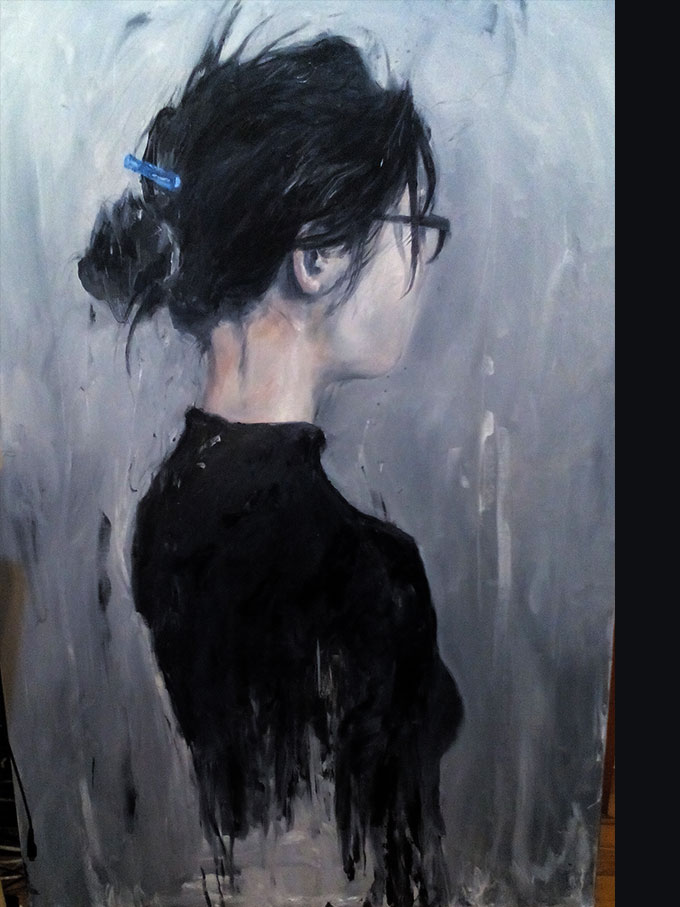 Justo Cascante painting Hong Kong painting 