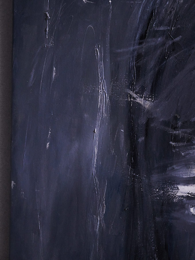 Hong Kong artist Detail of painting Oil on Canvas by Justo Cascante III