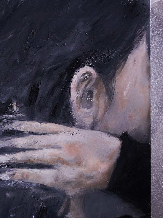 figurative artwork, painting by Justo Tito Cascante Hong Kong art