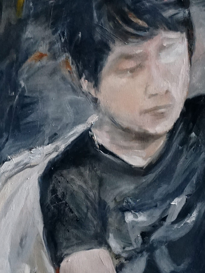 self portrait detail of Justo Cascante III